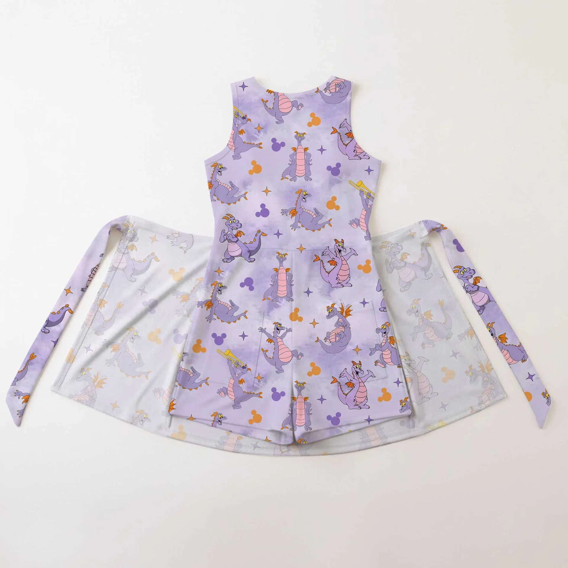 Girls Figment Dragon Tennis Dress Skirt, Family Matching EPCOT Outfit - Image 2