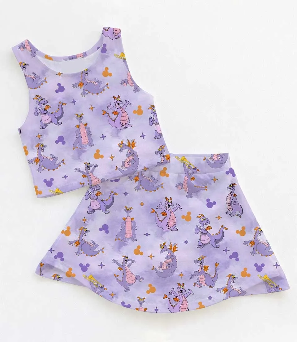 Women's Figment Activewear Set, Athletic Dress & Skort Outfit, Family Matching Sportswear