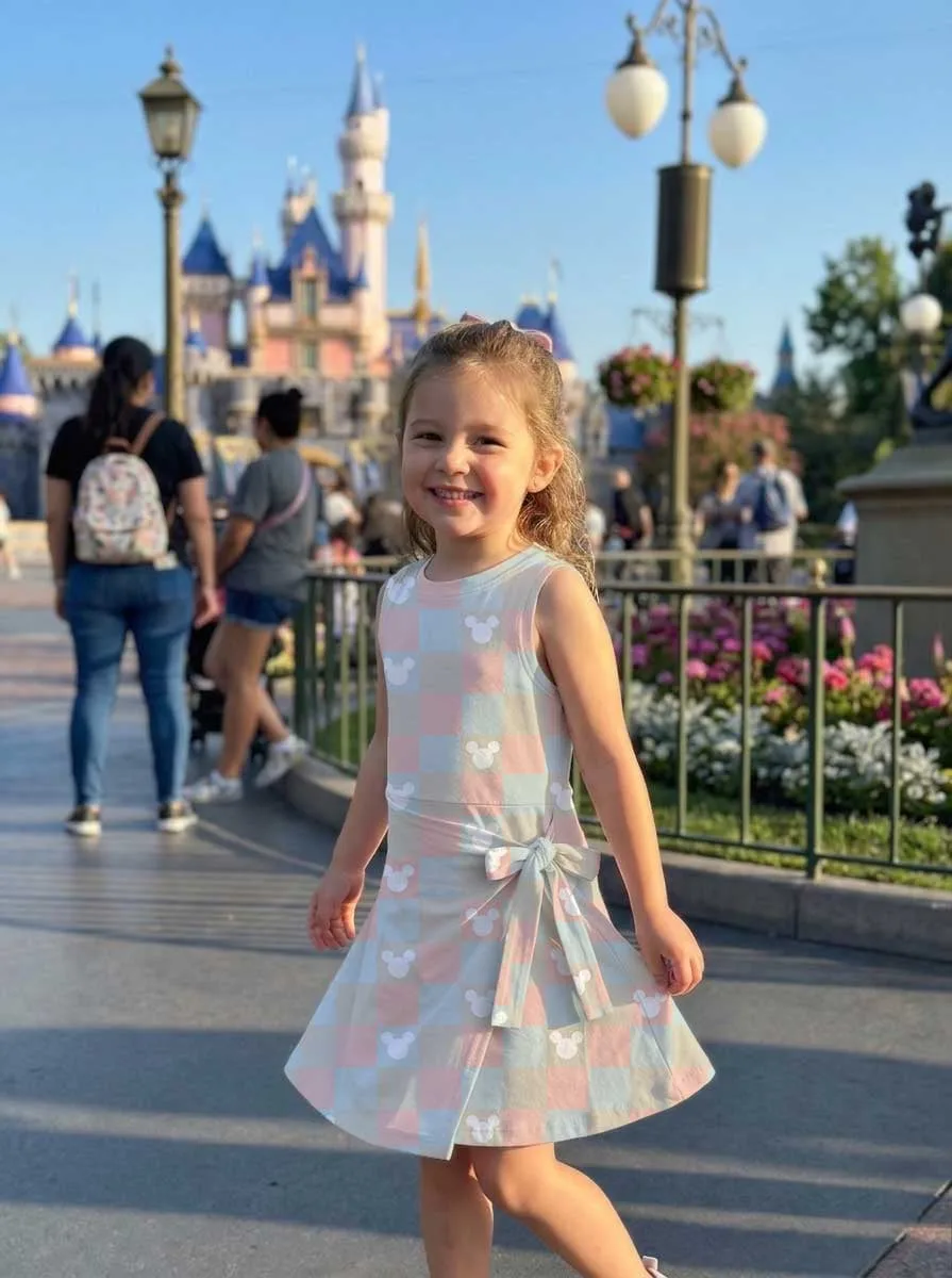 Girls Pastel Mickey Tennis Dress Skirt, Family Matching Disney Outfit - Image 9