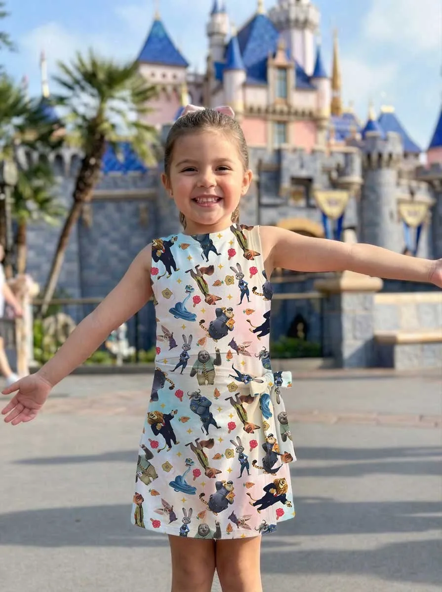 Girls Disney Zootopia Characters Colorful Tennis Dress Skirt, Family Matching Outfit - Image 7