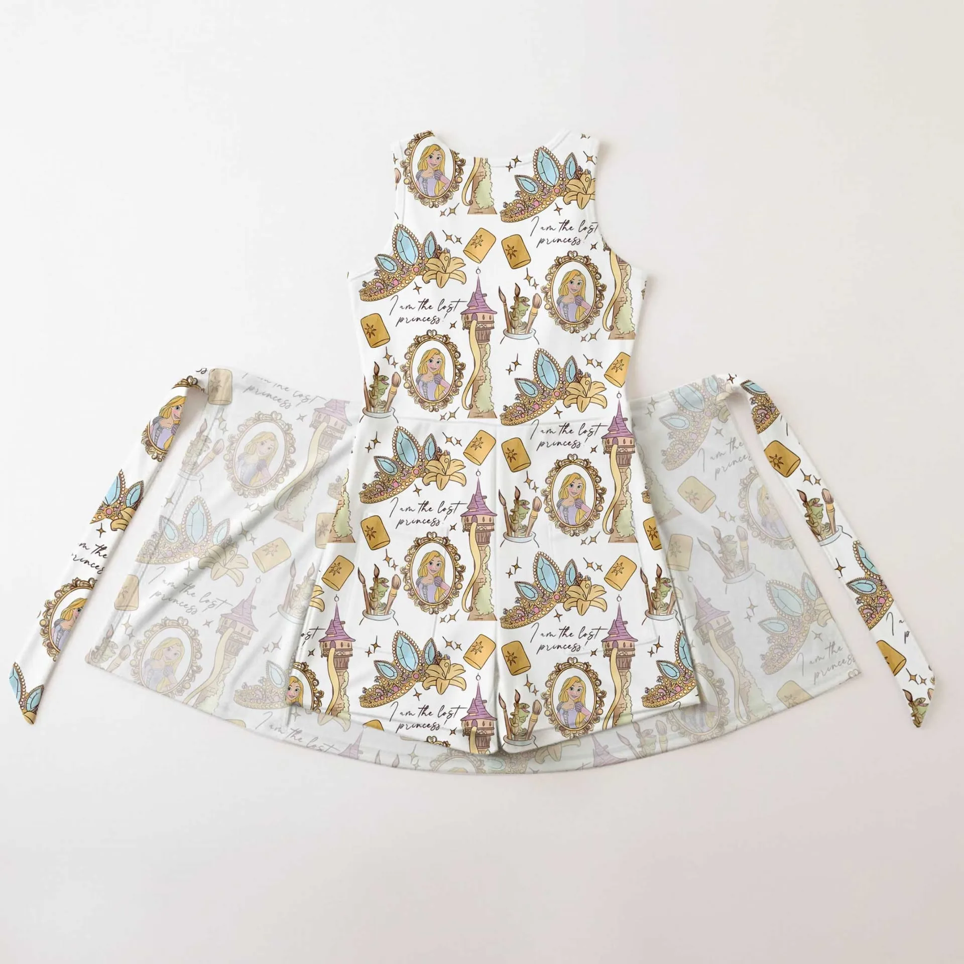 Girls Disney Tangled Tennis Dress Skirt, Family Matching Outfit - Image 2