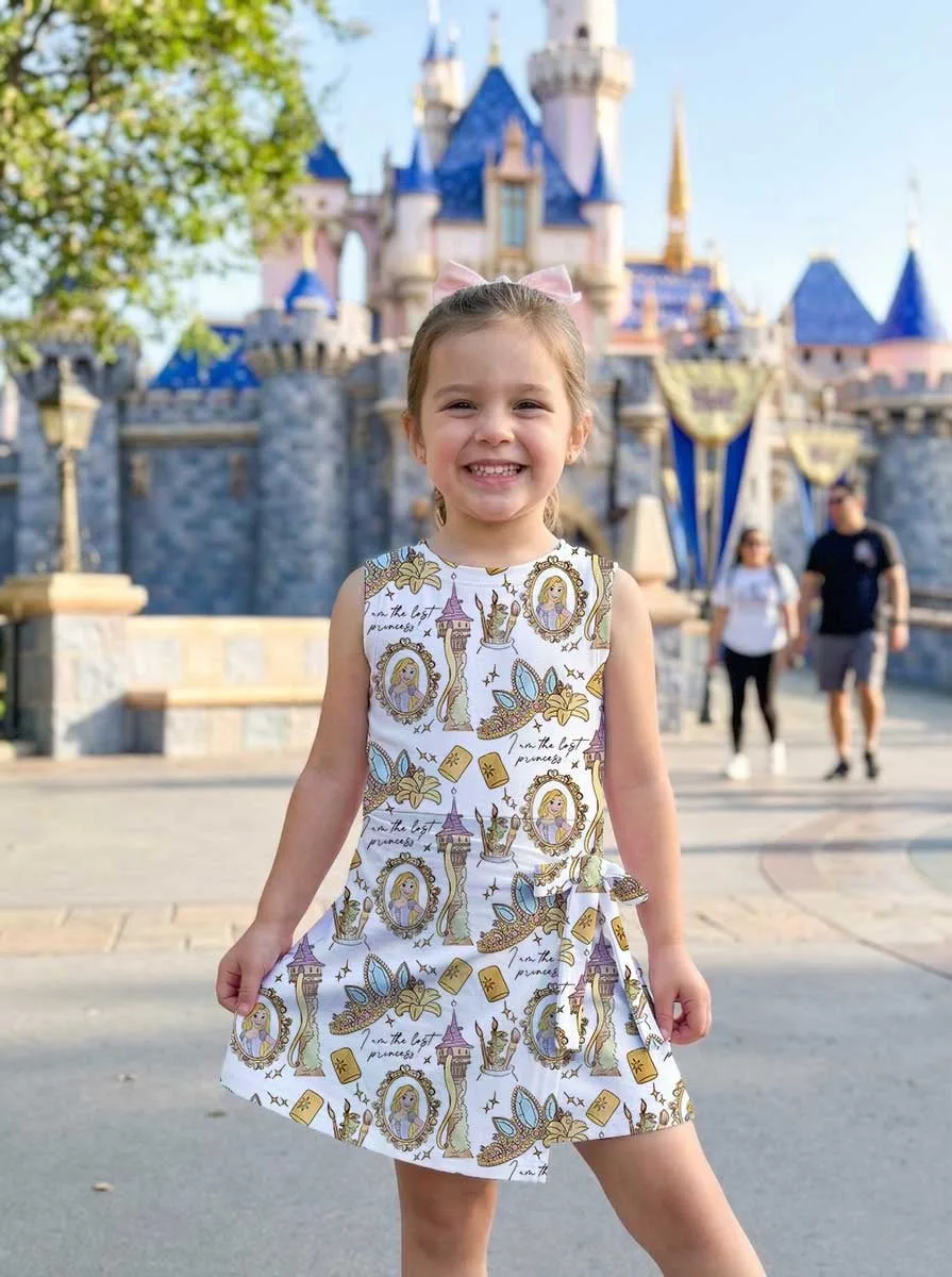 Girls Disney Tangled Tennis Dress Skirt, Family Matching Outfit - Image 6