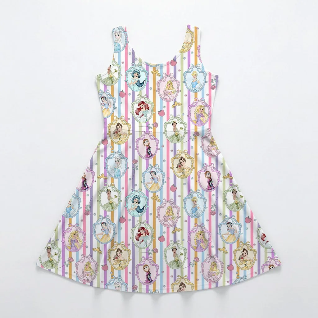 Disney Princess Characters Mommy & Me Dress, Mama Mini Family Matching Outfit - Image 3
