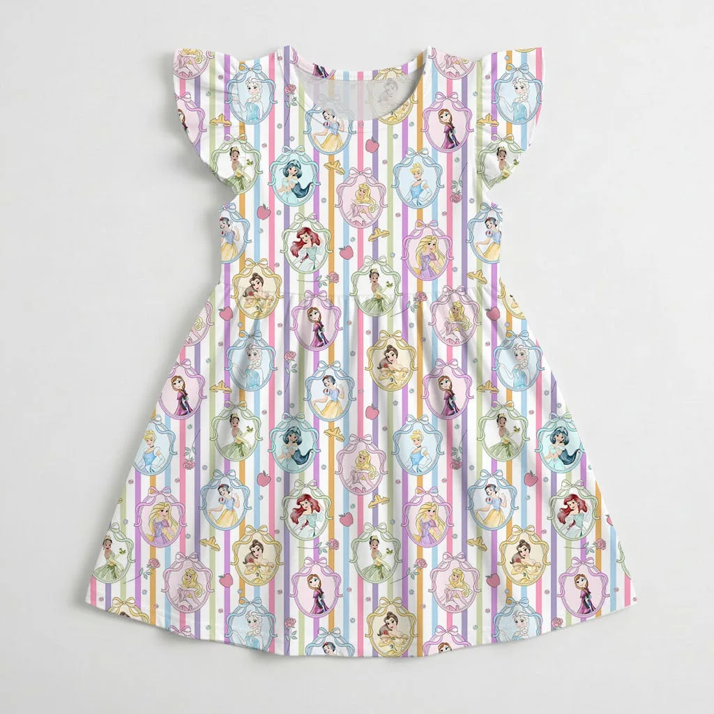 Disney Princess Characters Mommy & Me Dress, Mama Mini Family Matching Outfit - Image 4