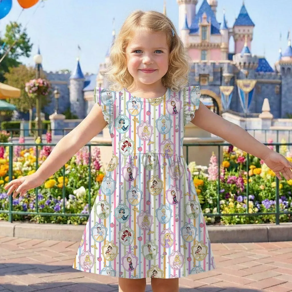 Disney Princess Characters Mommy & Me Dress, Mama Mini Family Matching Outfit - Image 7