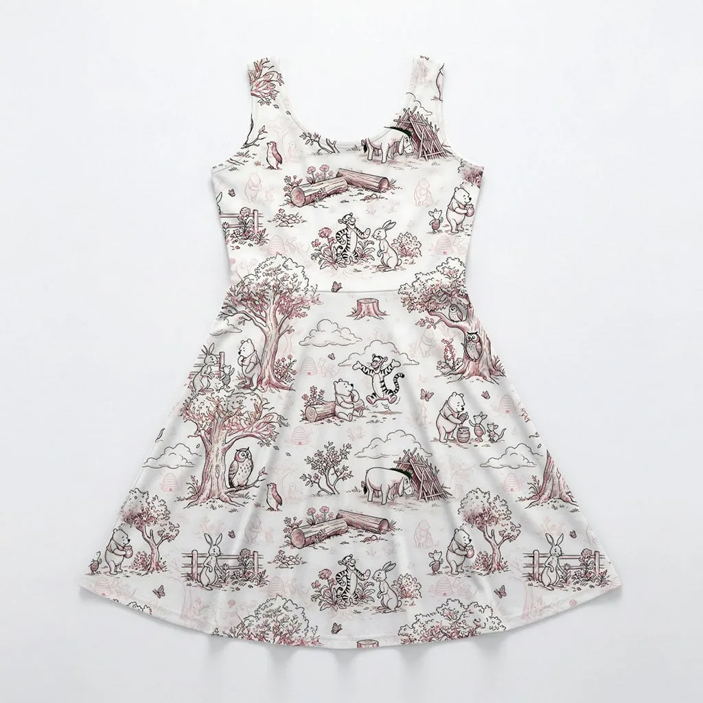 Disney Winnie The Pooh And Friends Mommy & Me Dress, Mama Mini Family Matching Outfit - Image 3