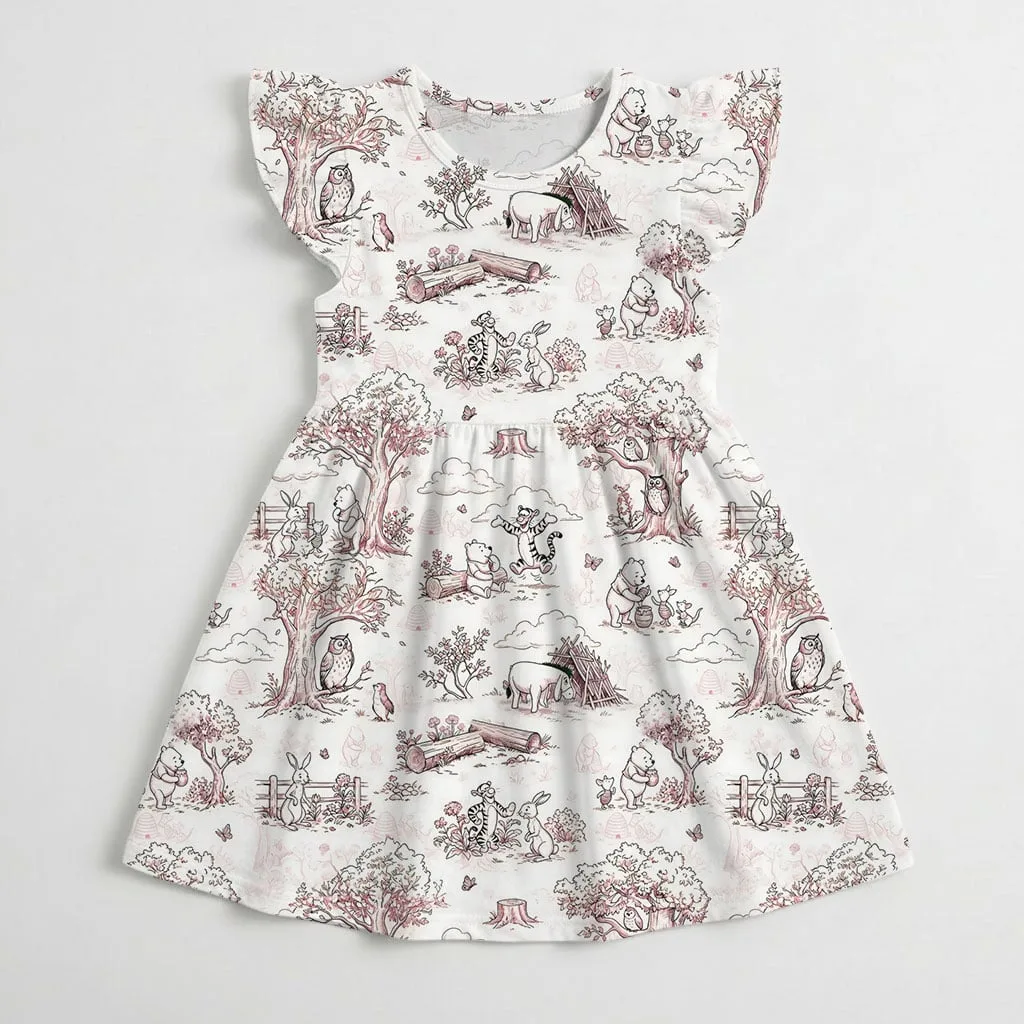 Disney Winnie The Pooh And Friends Mommy & Me Dress, Mama Mini Family Matching Outfit - Image 4