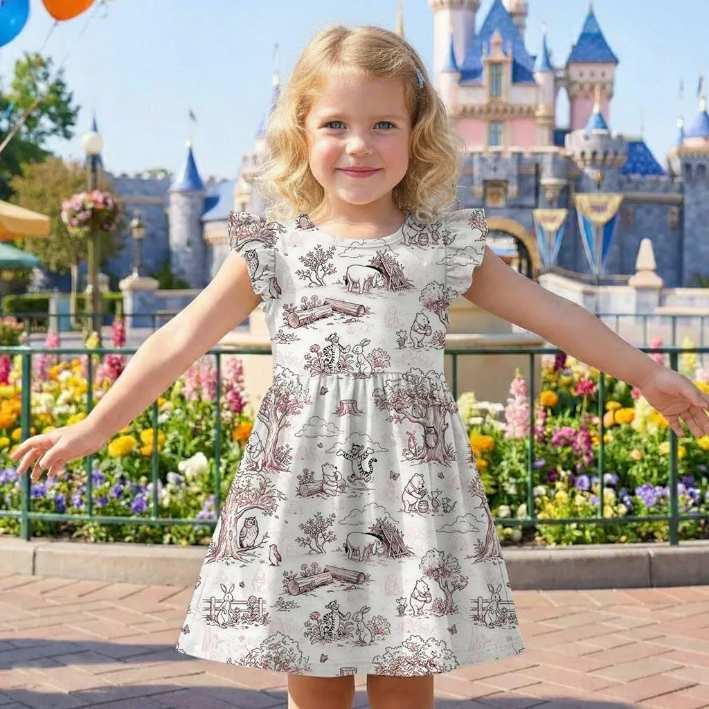 Disney Winnie The Pooh And Friends Mommy & Me Dress, Mama Mini Family Matching Outfit - Image 7