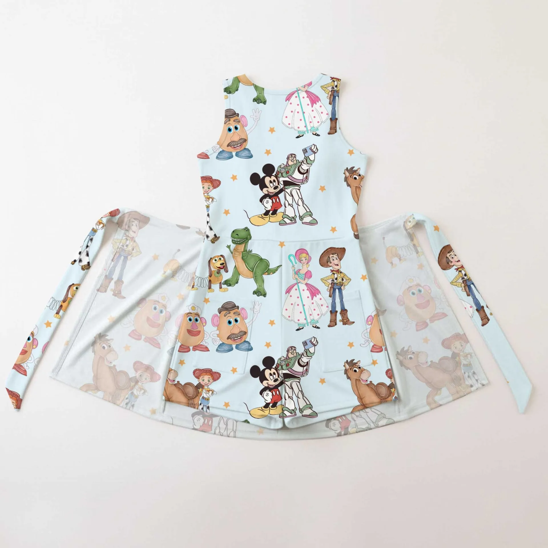 Girls Disney Toy Story Characters Tennis Dress Skirt, Family Matching Outfit - Image 2