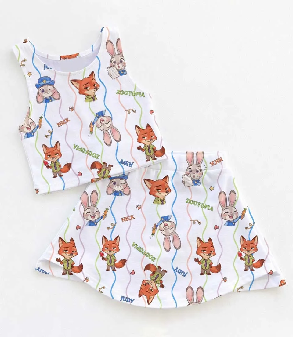 Judy Hopps Zootopia Dress Set, Officer Bunny Power Birthday Vacation Outfit
