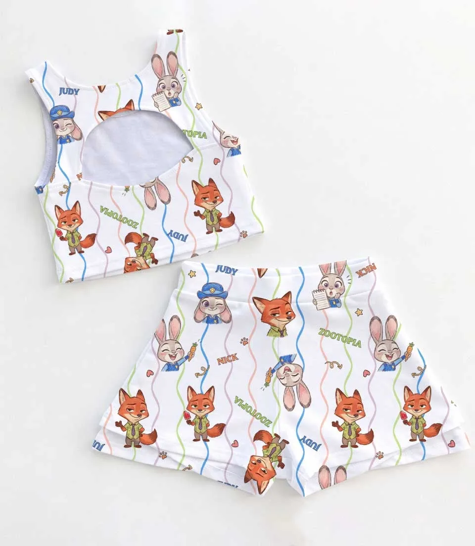 Judy Hopps Zootopia Dress Set, Officer Bunny Power Birthday Vacation Outfit - Image 2
