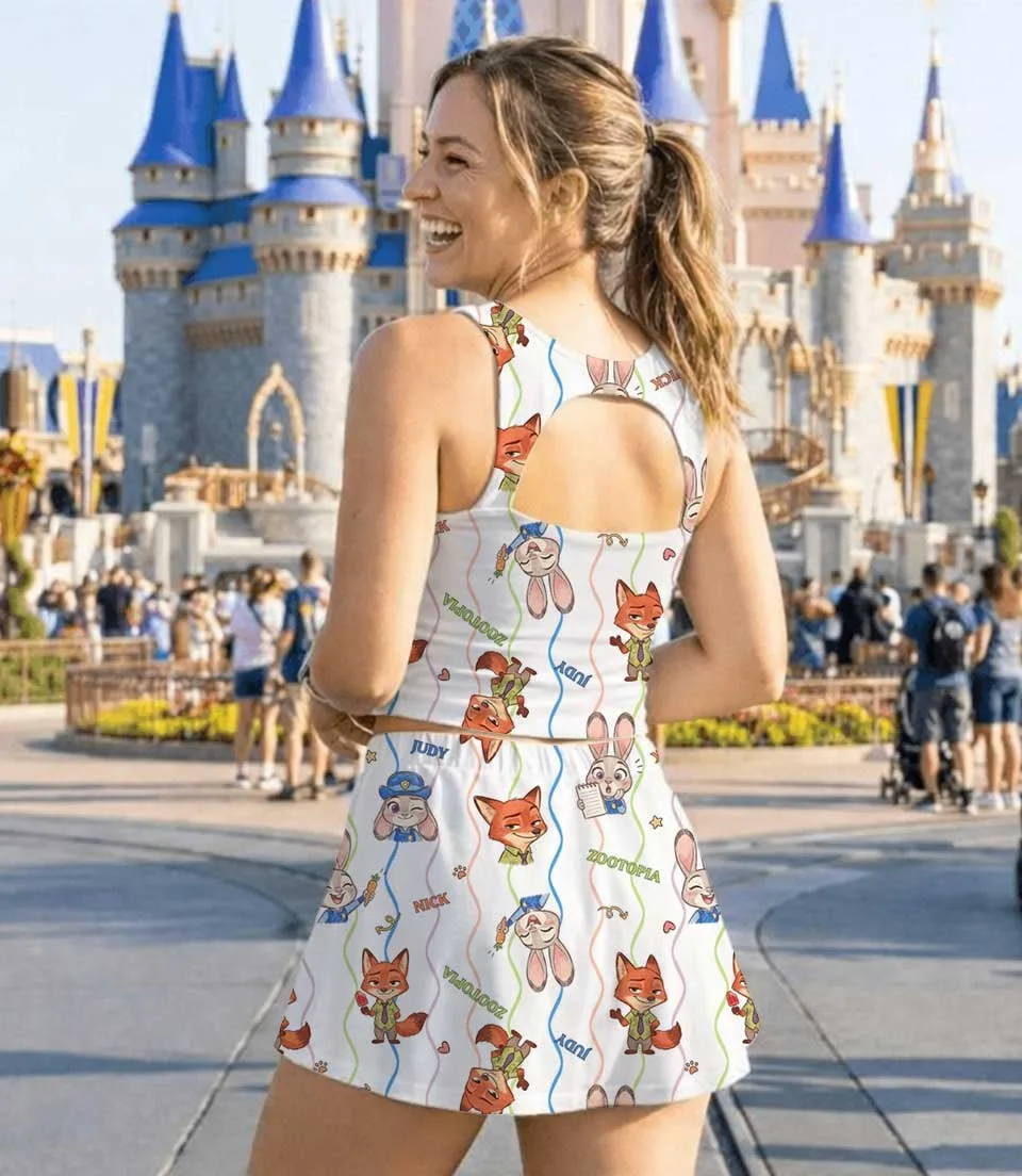 Judy Hopps Zootopia Dress Set, Officer Bunny Power Birthday Vacation Outfit - Image 8