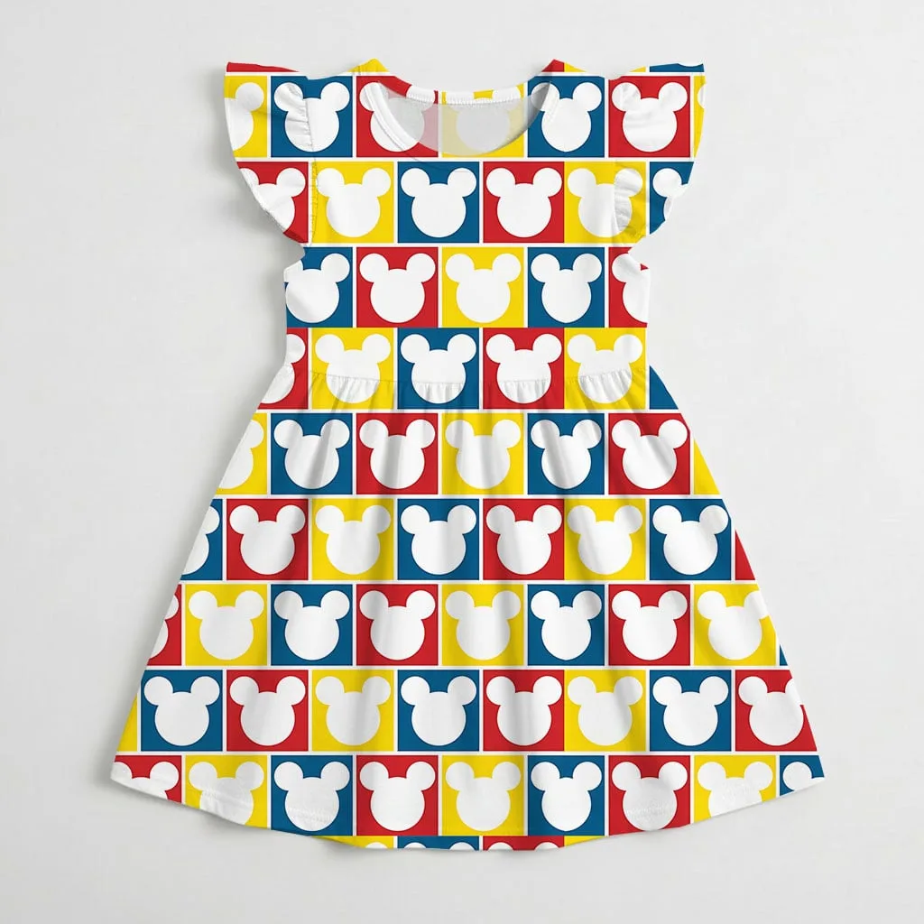 Disney Mickey Icon Mommy & Me Dress, Mama Mini Family Matching Outfit - Image 4