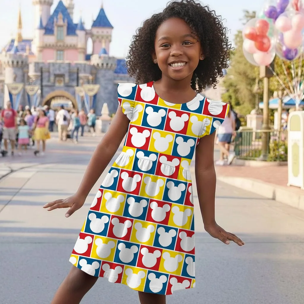 Disney Mickey Icon Mommy & Me Dress, Mama Mini Family Matching Outfit - Image 8