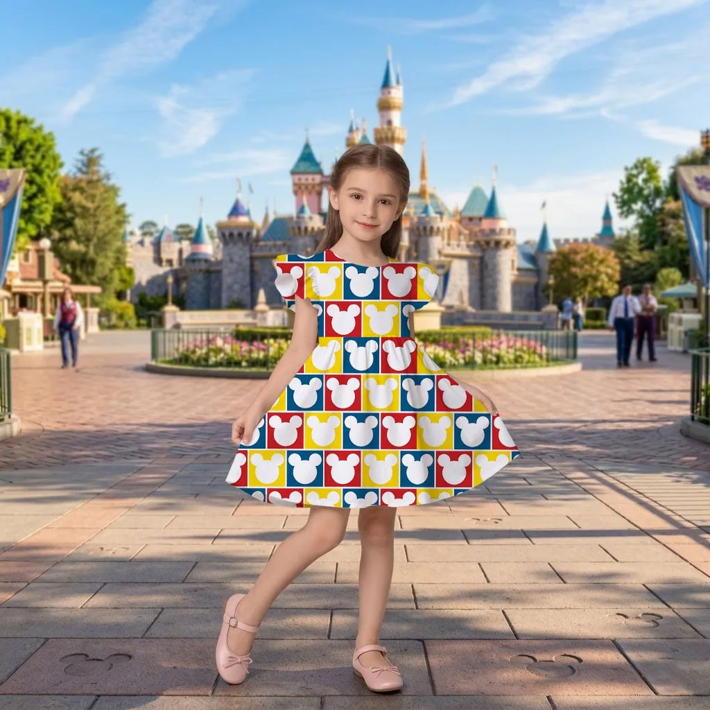 Disney Mickey Icon Mommy & Me Dress, Mama Mini Family Matching Outfit - Image 9
