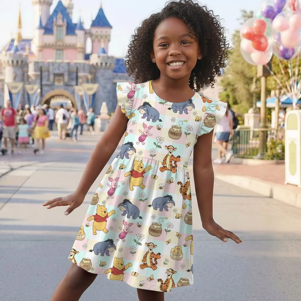 Disney Winnie The Pooh And Friends Mommy & Me Dress, Mama Mini Family Matching Outfit - Image 6
