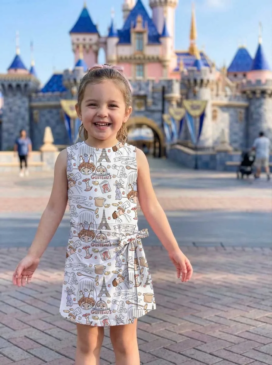 Girls Chef Remy Tennis Dress Skirt, Family Matching Disney Outfit - Image 3