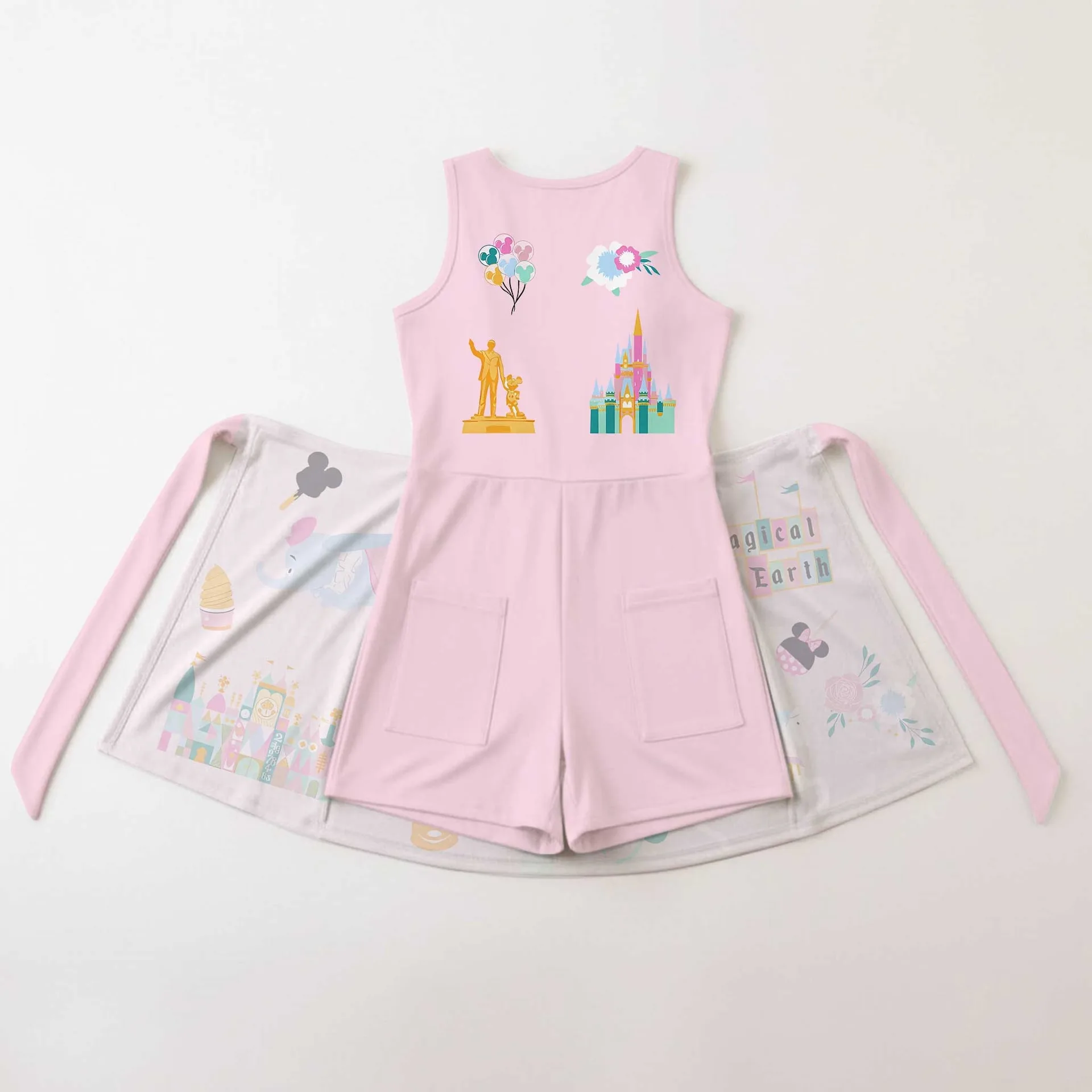 Girls Disney Parks Magical Icons Tennis Dress Skirt, Family Matching Outfit - Image 2