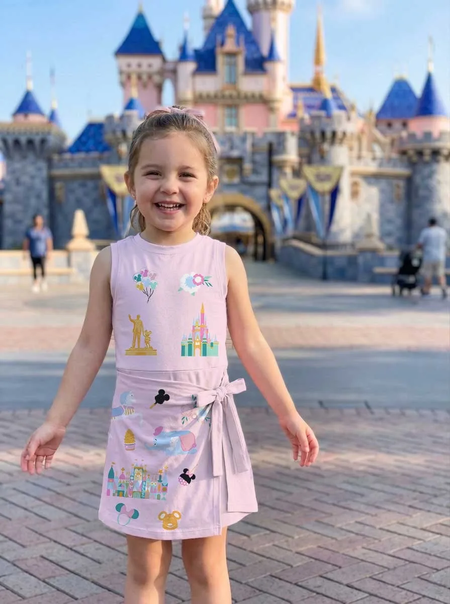 Girls Disney Parks Magical Icons Tennis Dress Skirt, Family Matching Outfit - Image 8