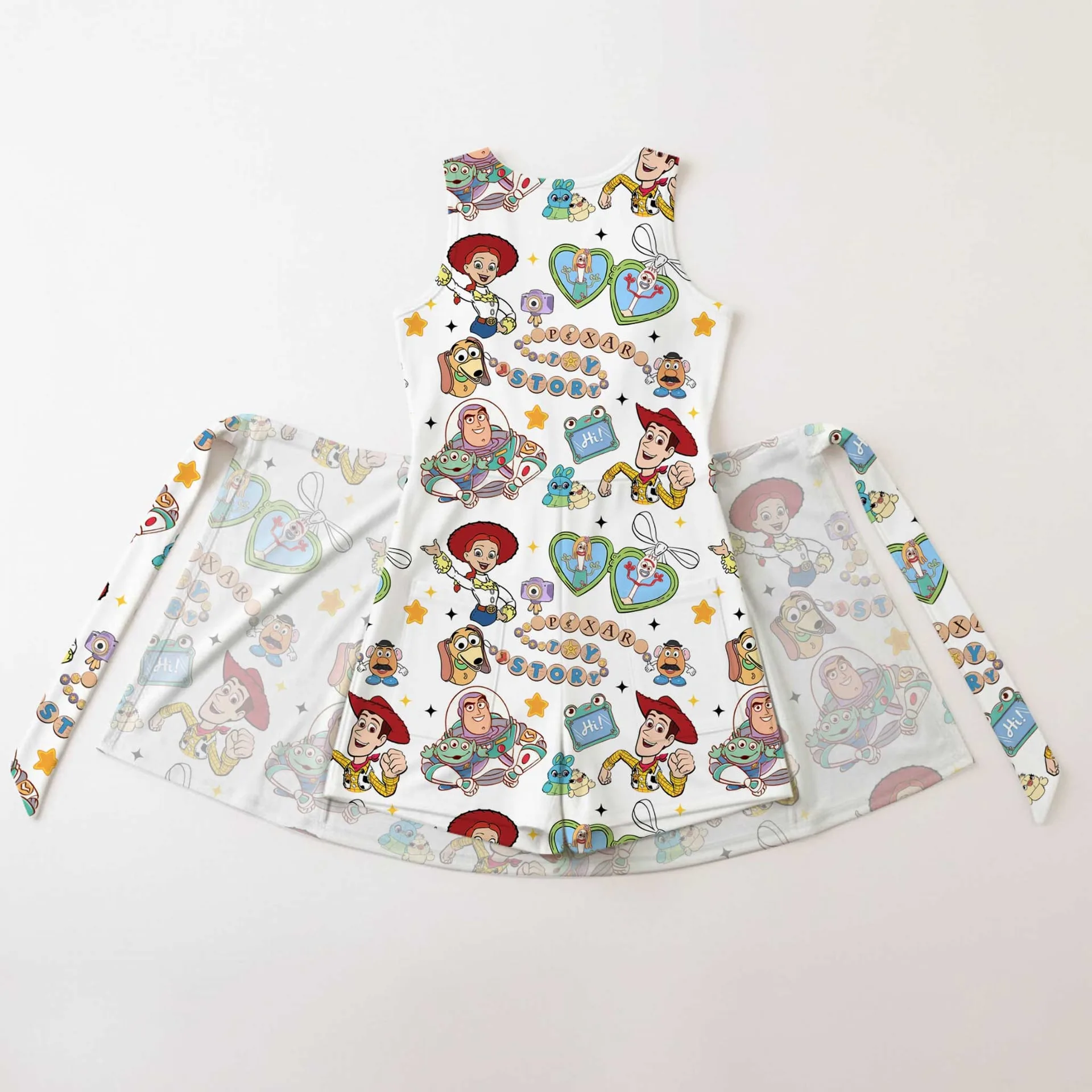 Girls Disney Toy Story Character Tennis Dress Skirt, Family Matching Outfit - Image 2