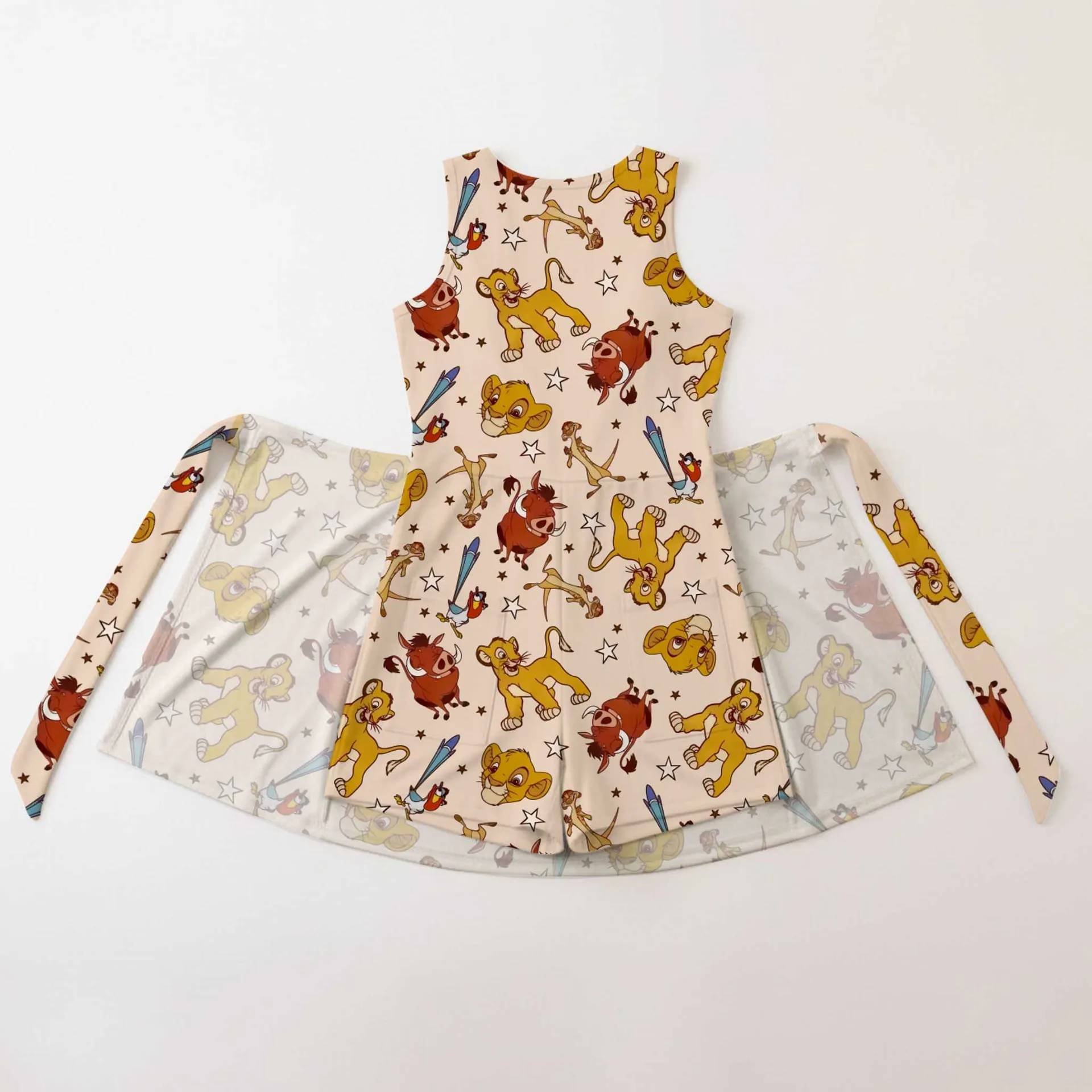 Girls Simba Friends Tennis Dress Skirt, Family Matching Disney Outfit - Image 2