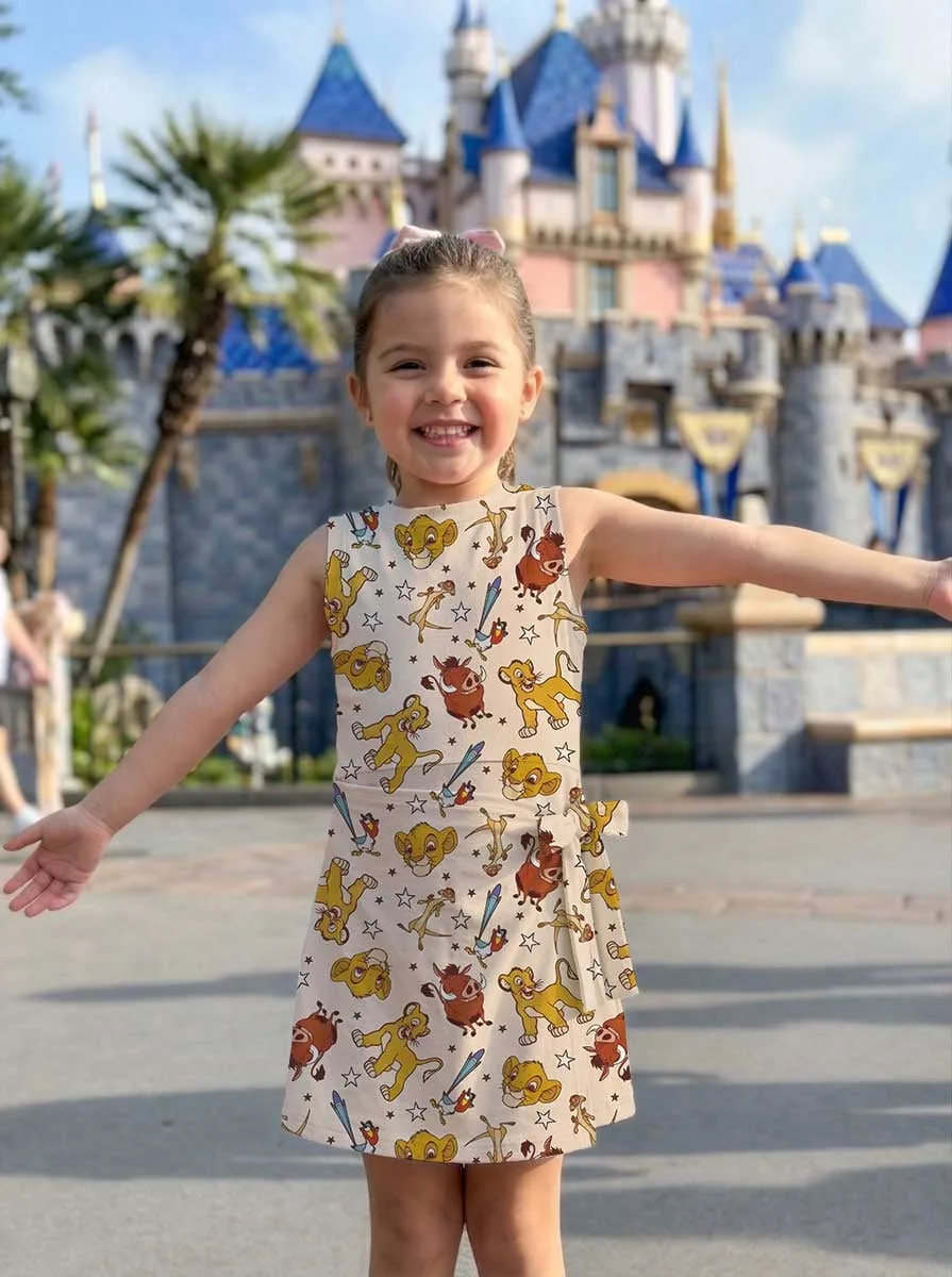 Girls Simba Friends Tennis Dress Skirt, Family Matching Disney Outfit - Image 7