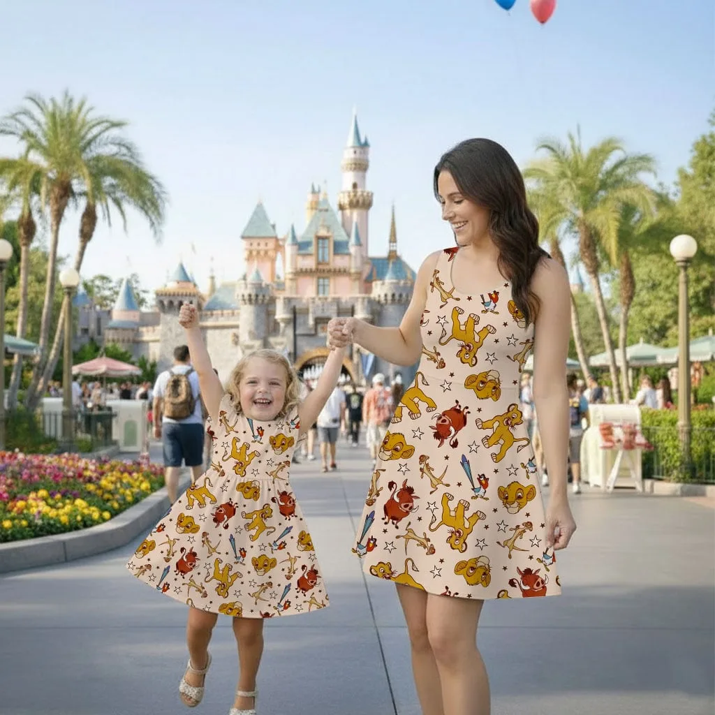Disney Lion King Mommy & Me Dress, Mama Mini Family Matching Outfit - Image 2