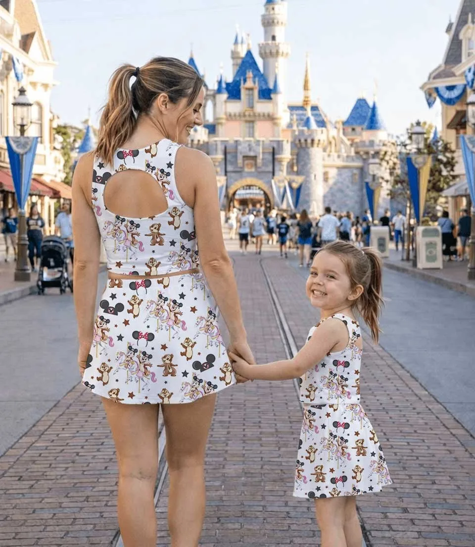 Chip N Dale Nut Chestnut Dress Set, Double Trouble Disney Outfit, Family Matching Dress Set - Image 6