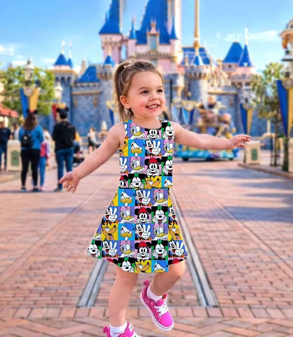 Mickey And Friends Dress Set, Disney Family Vacation Matching Outfit - Image 3