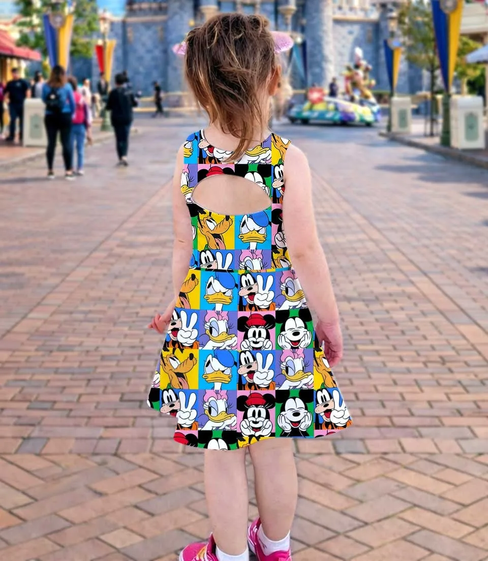 Mickey And Friends Dress Set, Disney Family Vacation Matching Outfit - Image 4