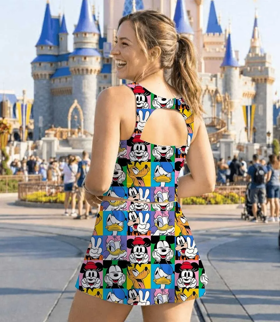 Mickey And Friends Dress Set, Disney Family Vacation Matching Outfit - Image 8