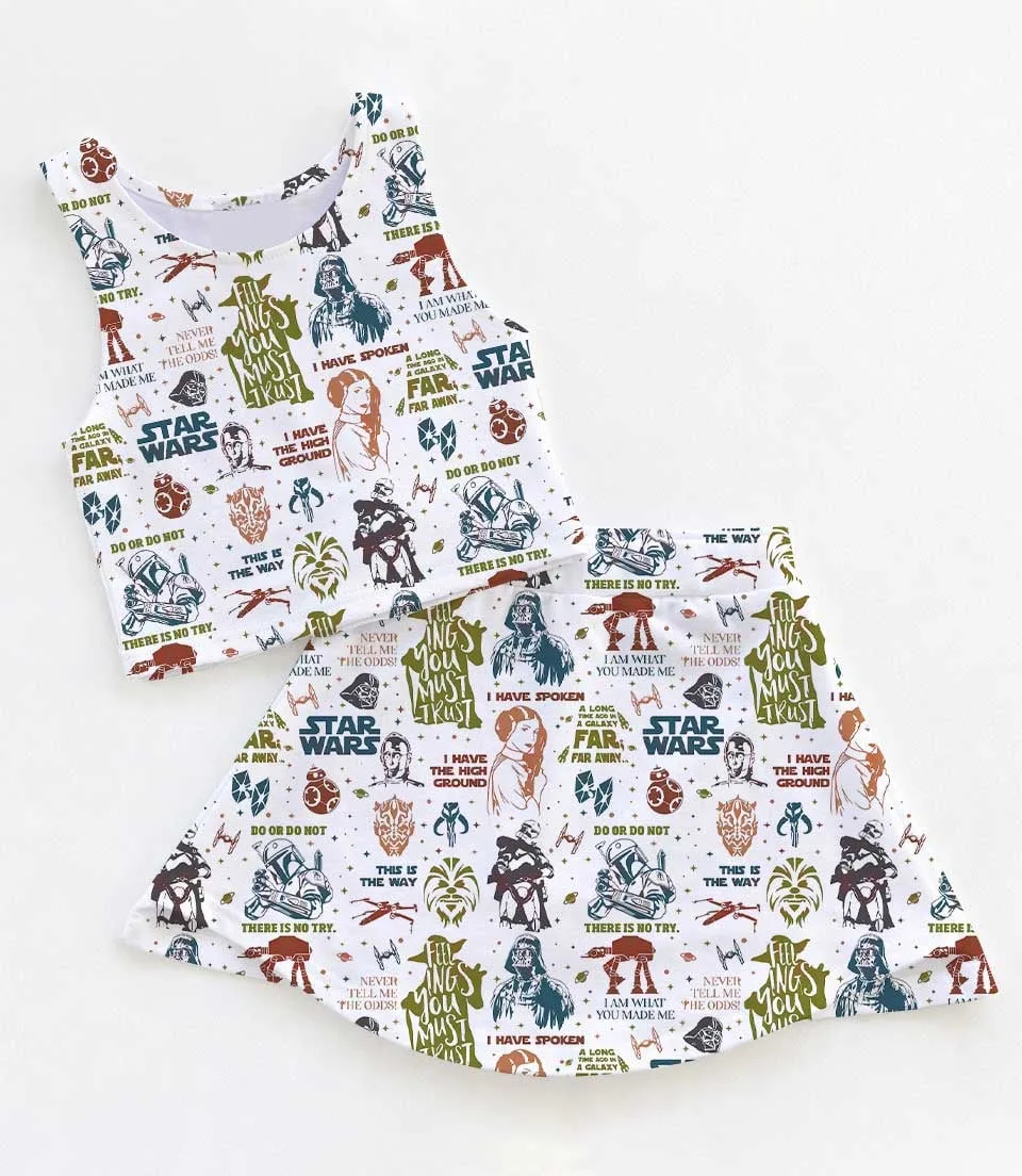 Star Wars Dress Set, Space Battle Disney Vacation Outfit