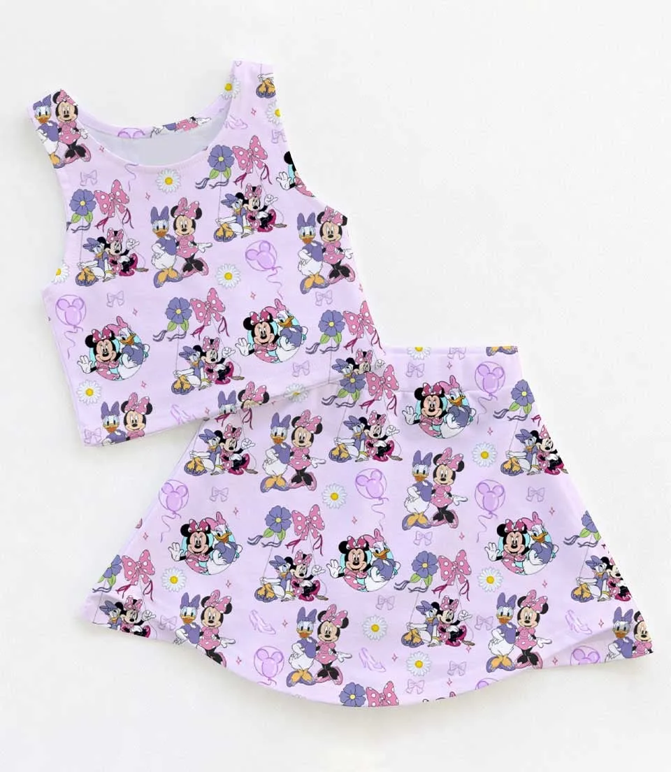 Minnie & Daisy Dress Set, Girls Just Wanna Have Fun Vacation Outfit