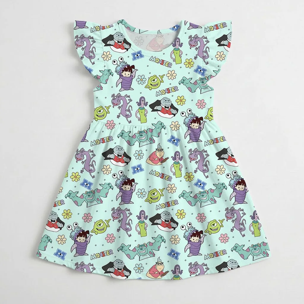 Monsters Inc Characters Mommy & Me Dress, Mama Mini Pixar Matching Outfit - Image 4