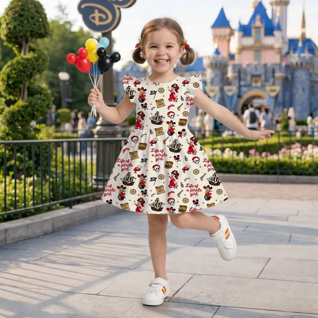 Mickey Pirate Mommy & Me Dress, Mama Mini Adventure Matching Outfit - Image 8
