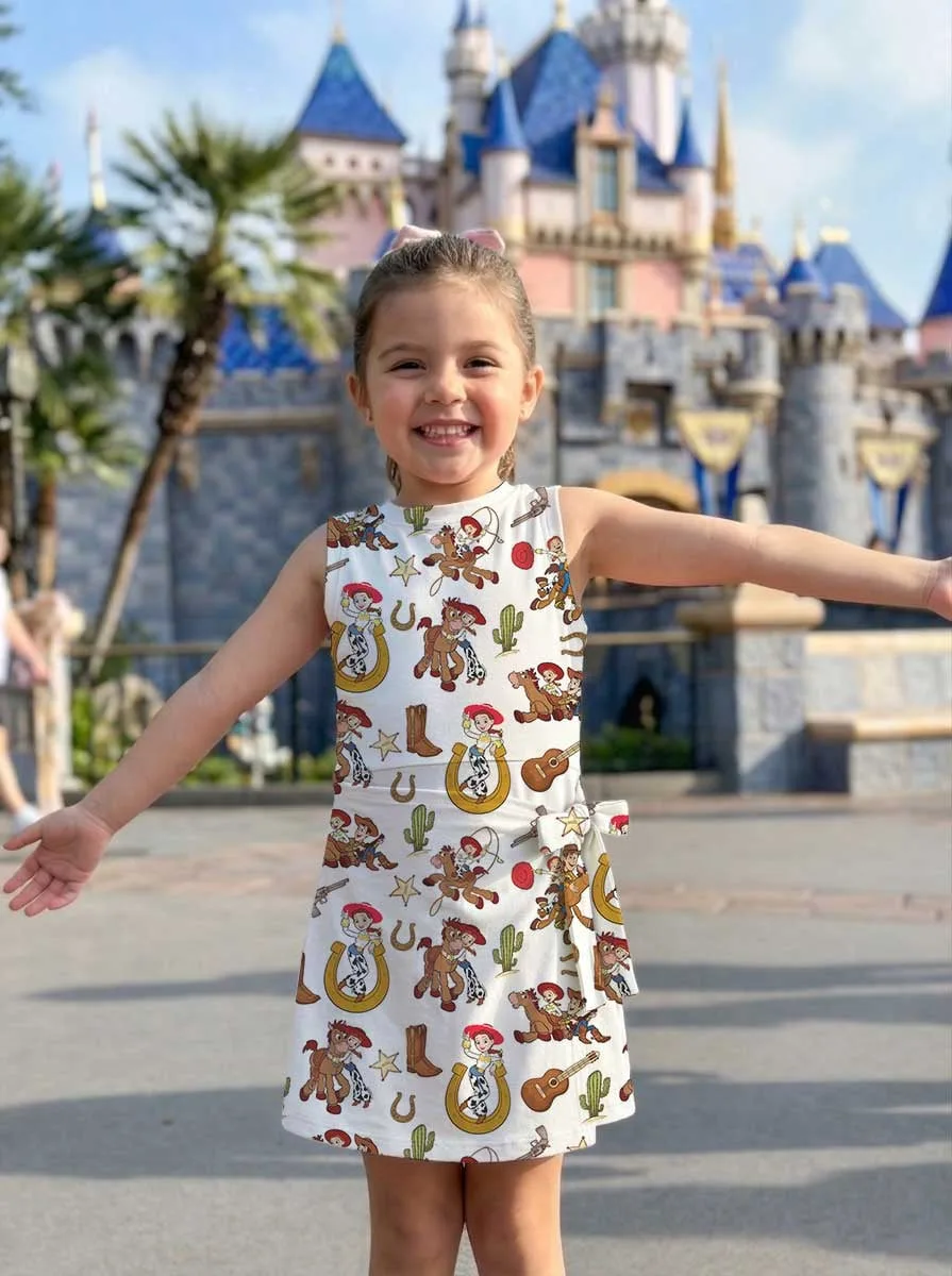 Girls Toy Story Balloons Tennis Dress Skirt, Family Matching Disney Outfit - Image 7