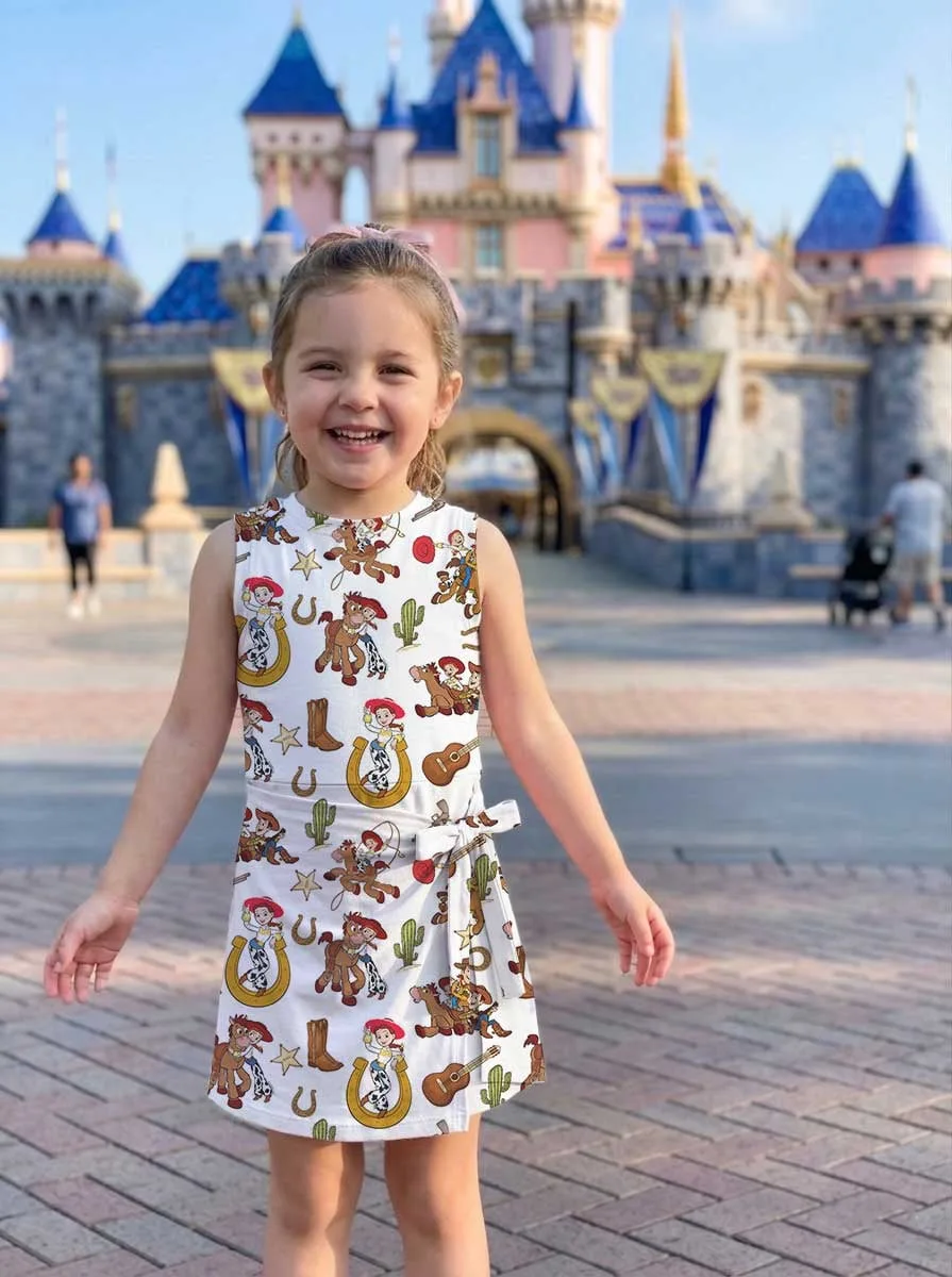 Girls Toy Story Balloons Tennis Dress Skirt, Family Matching Disney Outfit - Image 8
