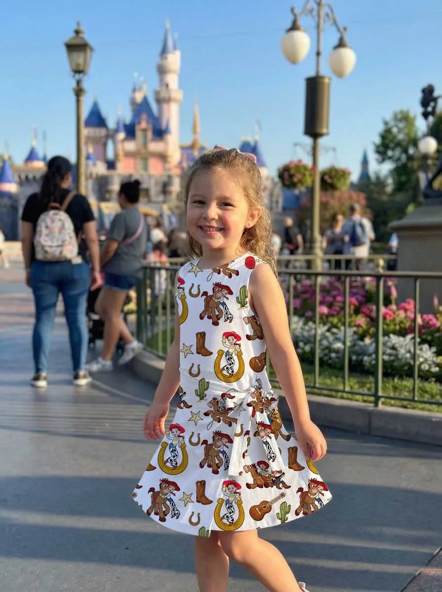 Girls Toy Story Balloons Tennis Dress Skirt, Family Matching Disney Outfit - Image 9