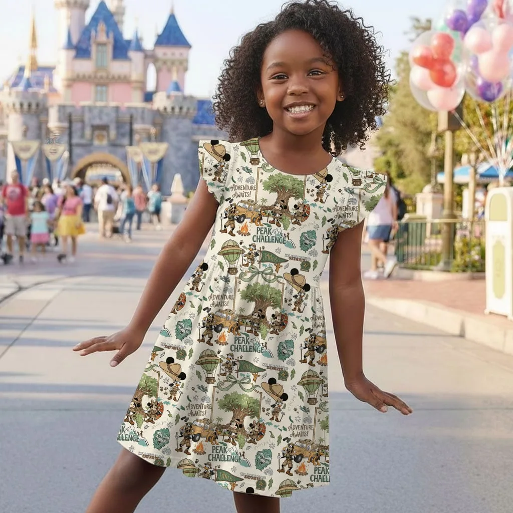 Disney Mickey And Friends Adventure Mommy & Me Dress, Mama Mini Family Matching Outfit - Image 6