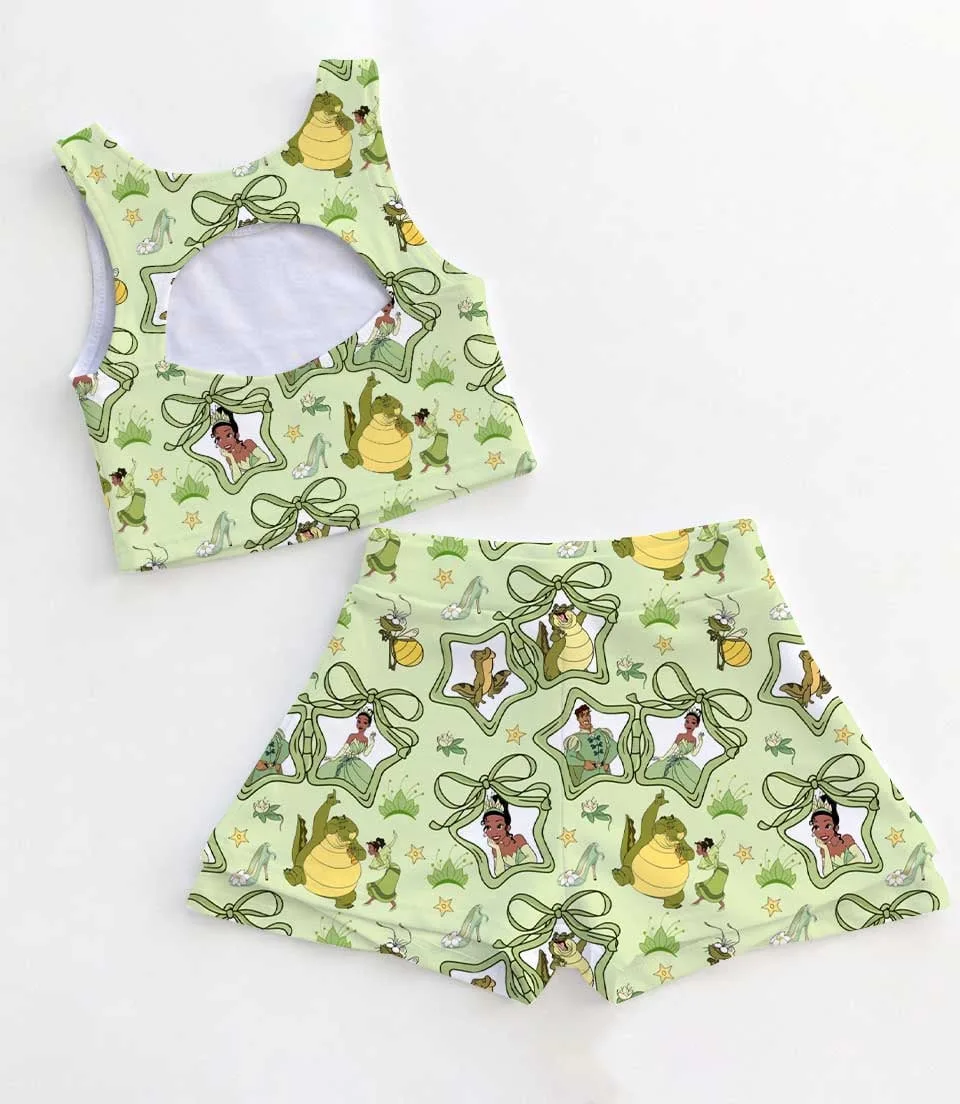 Women's Tiana Activewear Set, Princess Athletic Dress & Skort Outfit, Family Matching Sportswear - Image 2