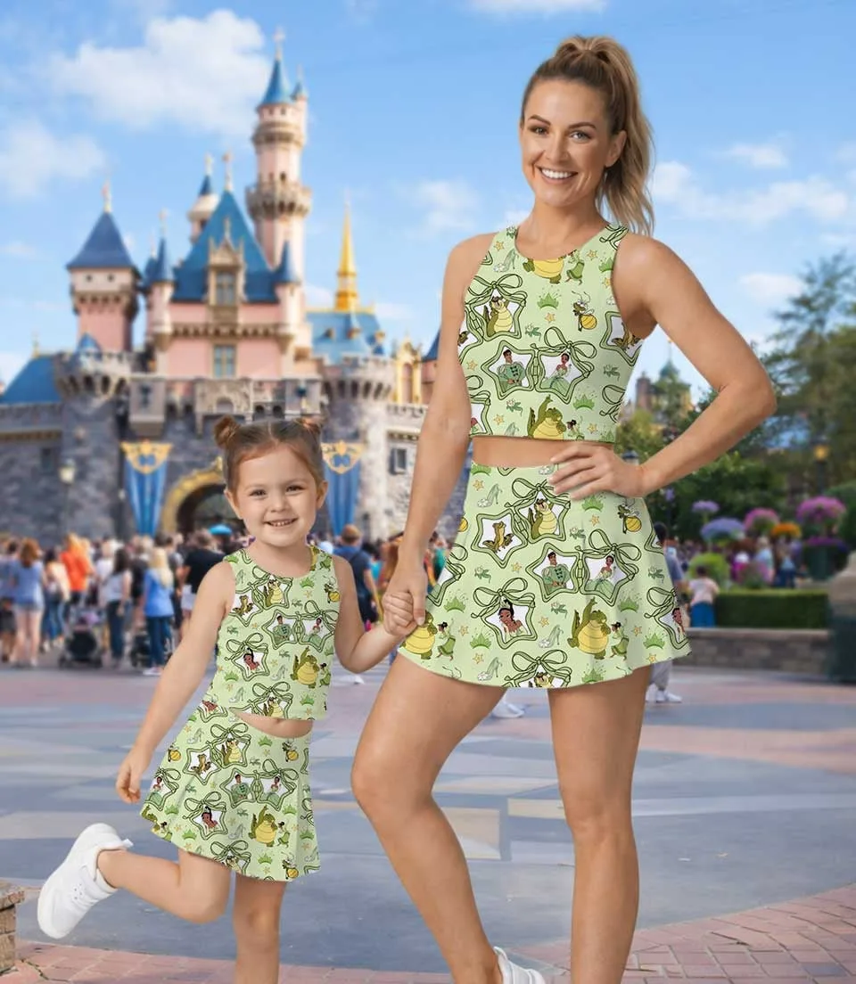 Women's Tiana Activewear Set, Princess Athletic Dress & Skort Outfit, Family Matching Sportswear - Image 5