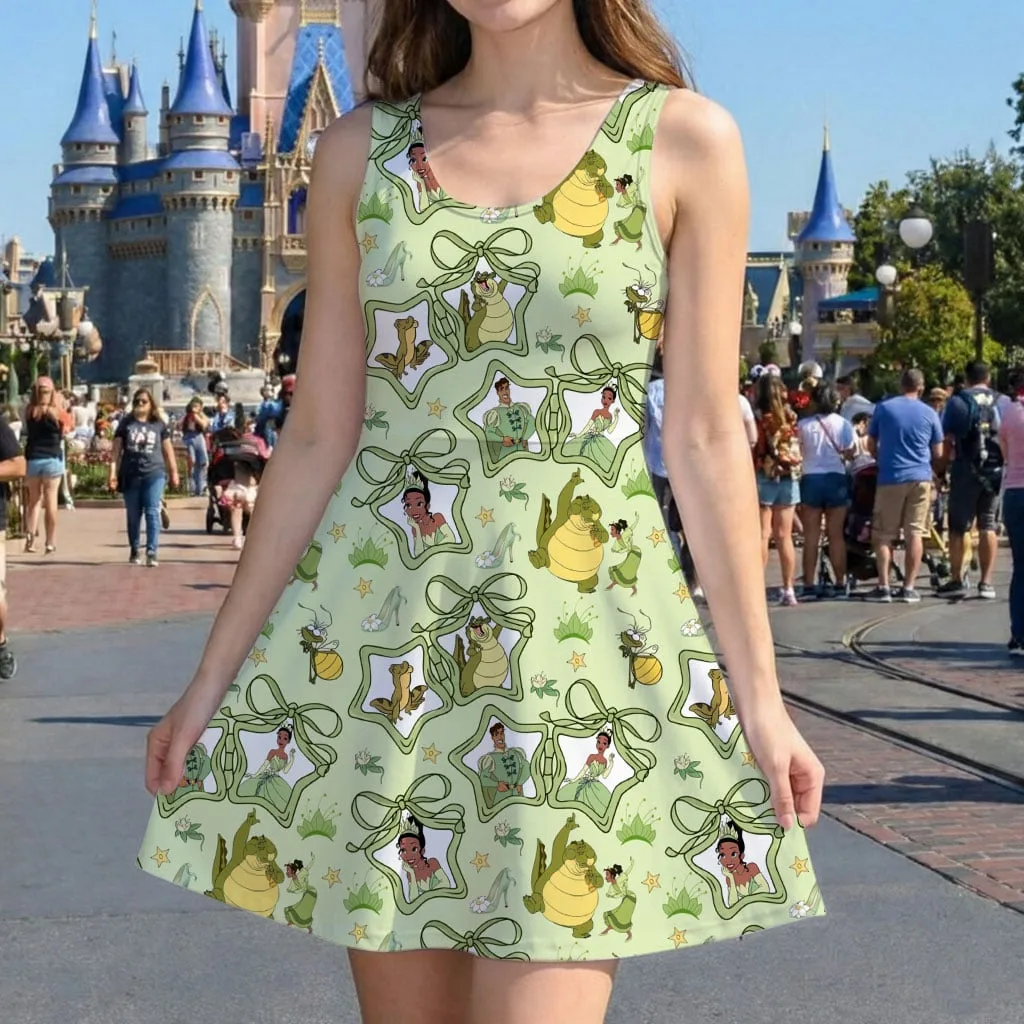 Disney Princess Tiana Mommy & Me Dress, Mama Mini Family Matching Outfit - Image 6