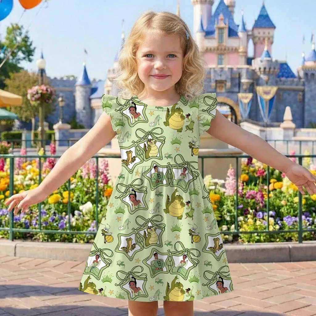 Disney Princess Tiana Mommy & Me Dress, Mama Mini Family Matching Outfit - Image 8