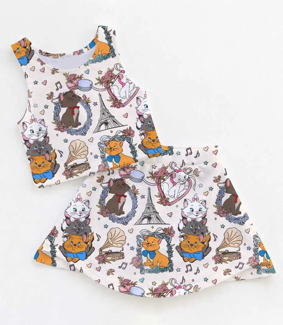 Aristocats Marie Dress Set, Disney Cat Family Vacation Outfit