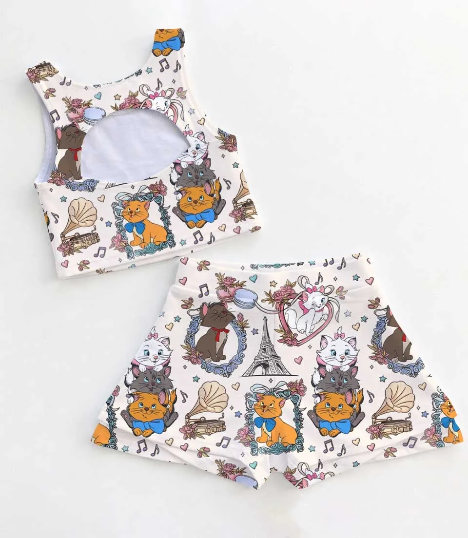 Aristocats Marie Dress Set, Disney Cat Family Vacation Outfit - Image 2