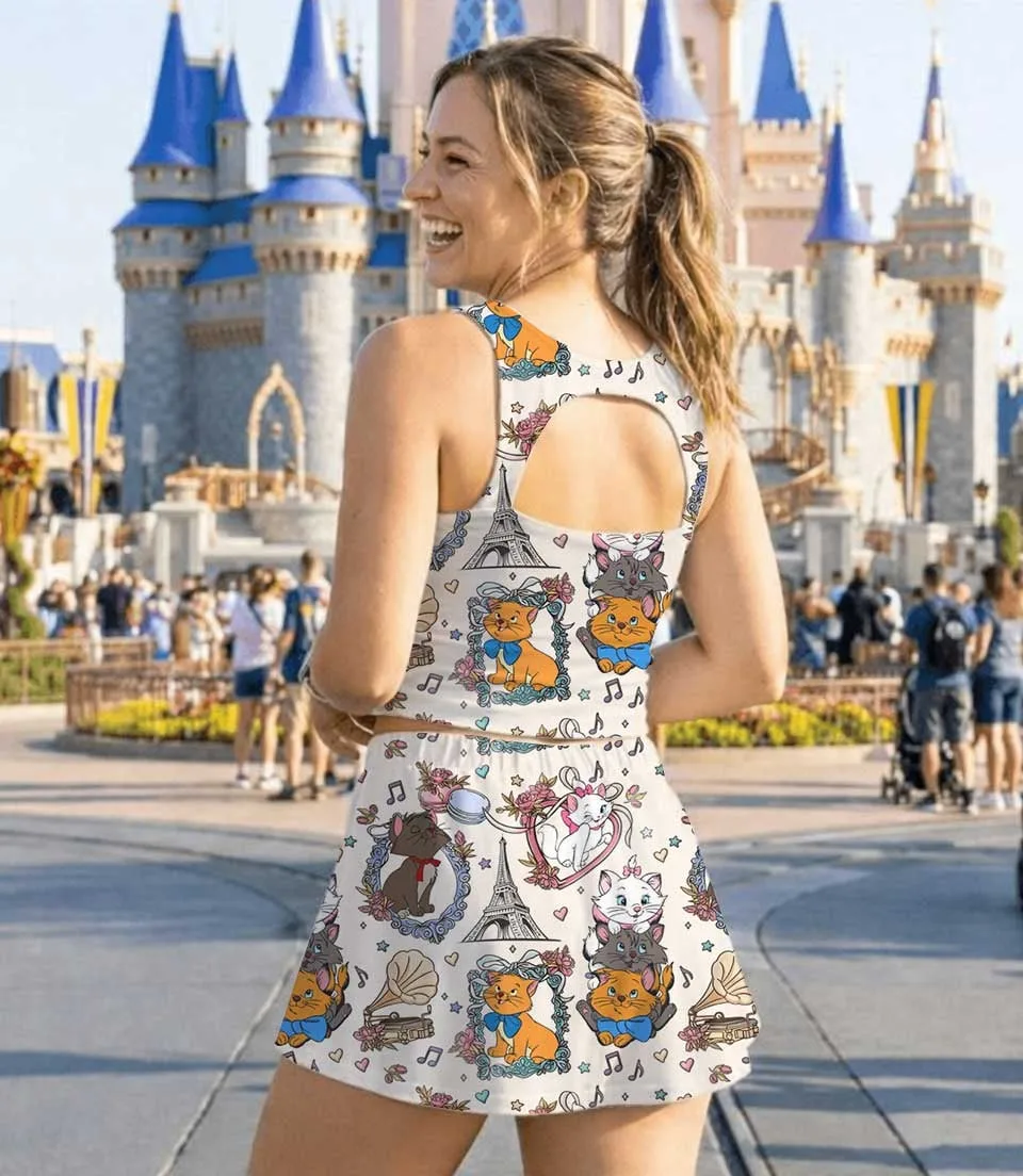 Aristocats Marie Dress Set, Disney Cat Family Vacation Outfit - Image 8