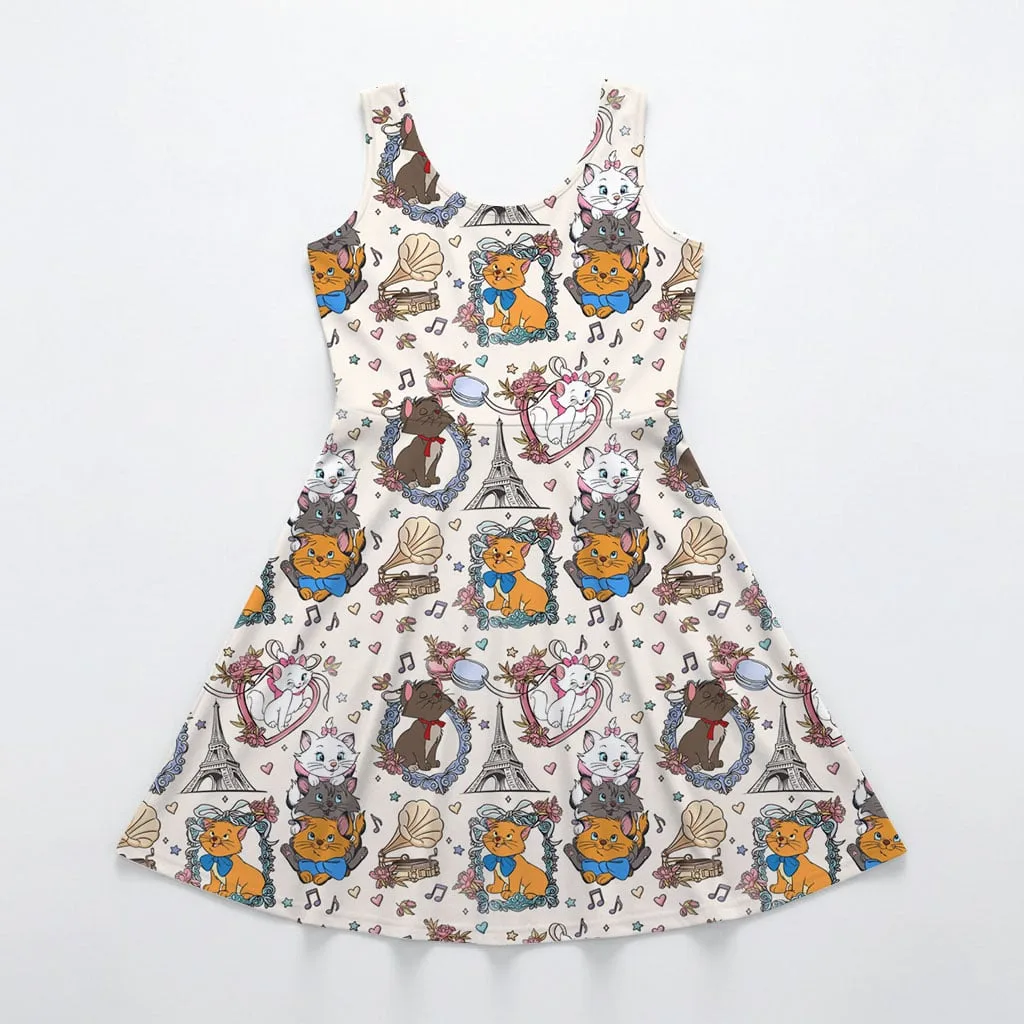 Disney Marie And Friends Mommy & Me Dress, Mama Mini Family Matching Outfit - Image 3