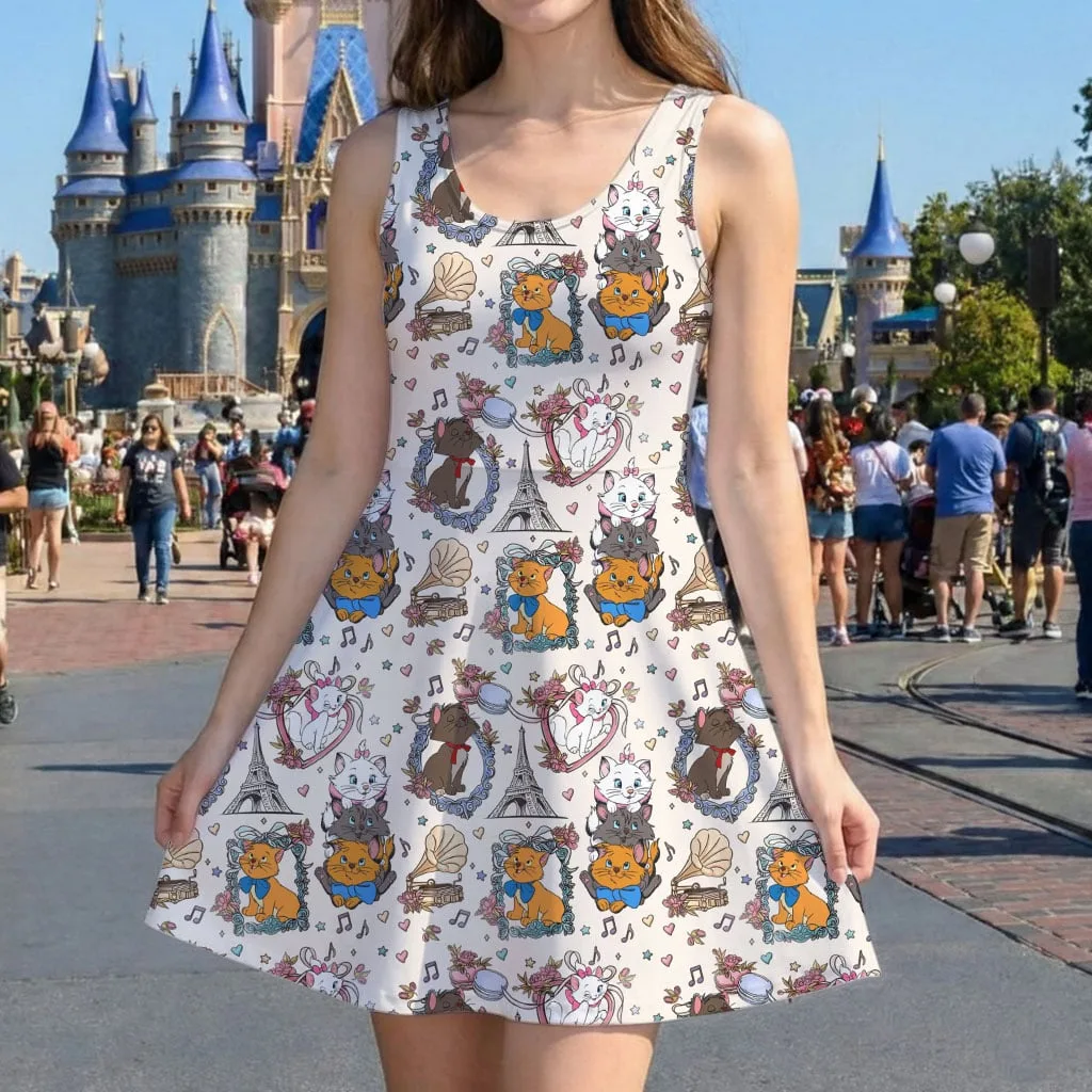 Disney Marie And Friends Mommy & Me Dress, Mama Mini Family Matching Outfit - Image 5