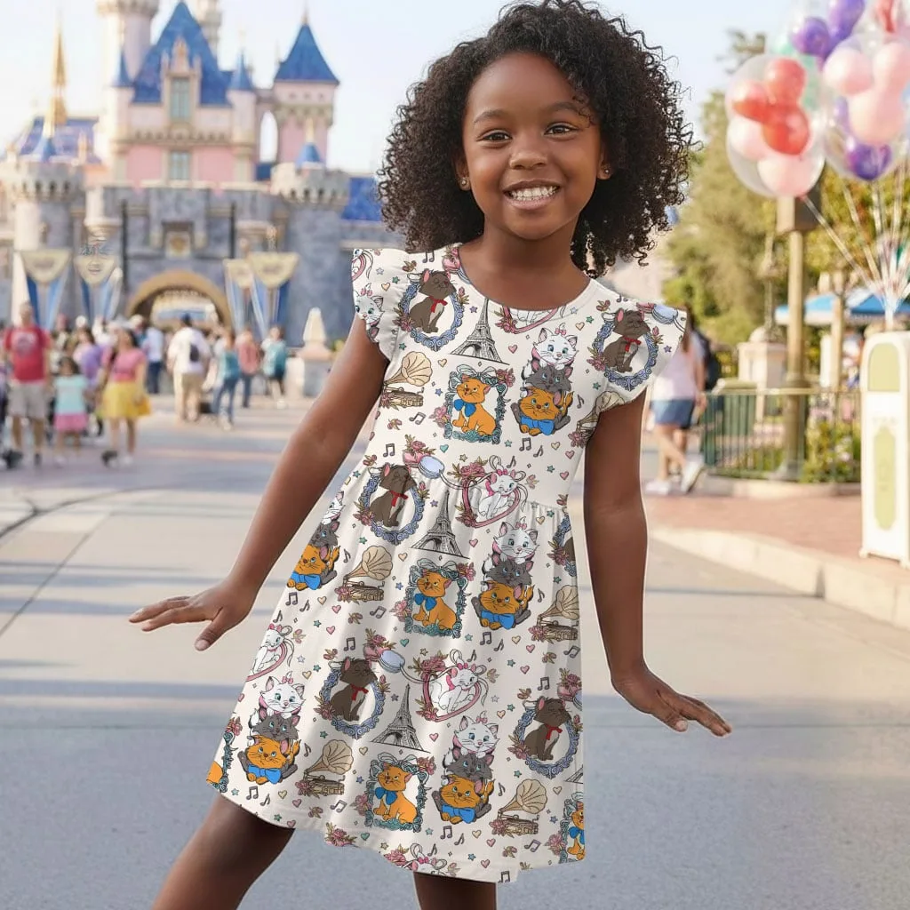 Disney Marie And Friends Mommy & Me Dress, Mama Mini Family Matching Outfit - Image 7