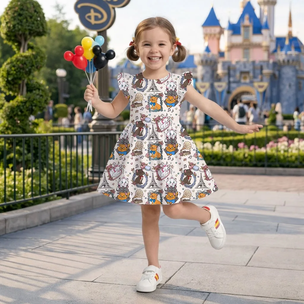 Disney Marie And Friends Mommy & Me Dress, Mama Mini Family Matching Outfit - Image 9